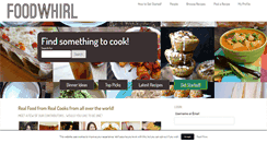 Desktop Screenshot of foodwhirl.com