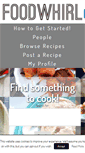 Mobile Screenshot of foodwhirl.com